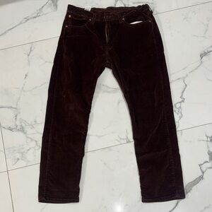 Levi's Dark Brown Corduroy Pants